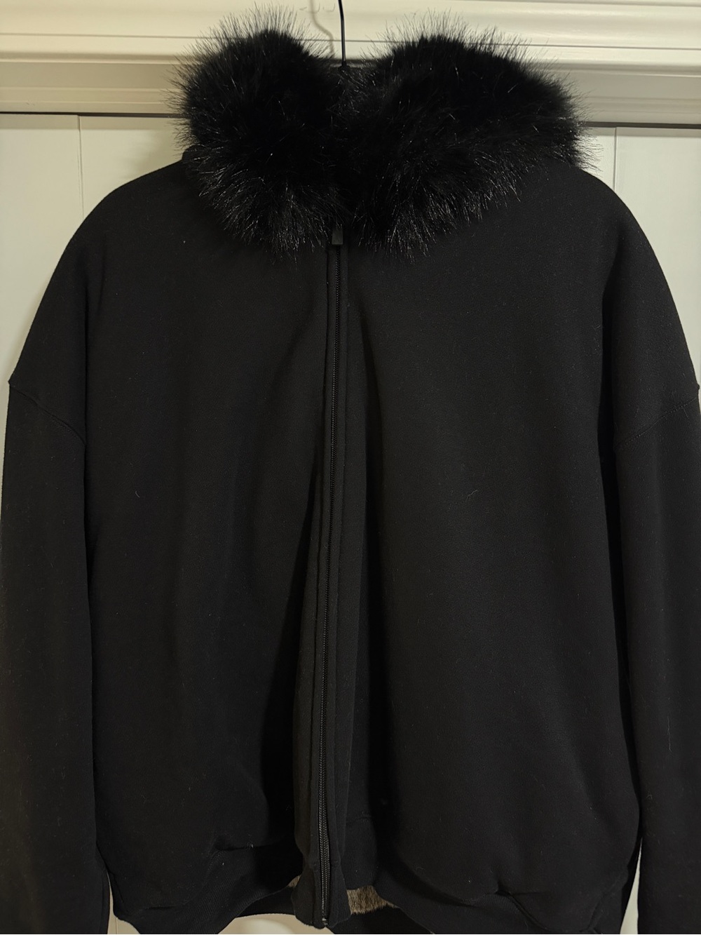 Aritzia Fur-Trim Hooded Coat - Women